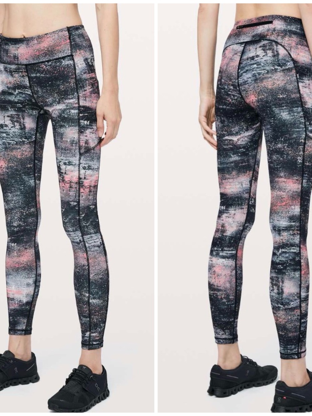 Lululemon Speed Up Tight  in Azurite Poppy Coral Multi